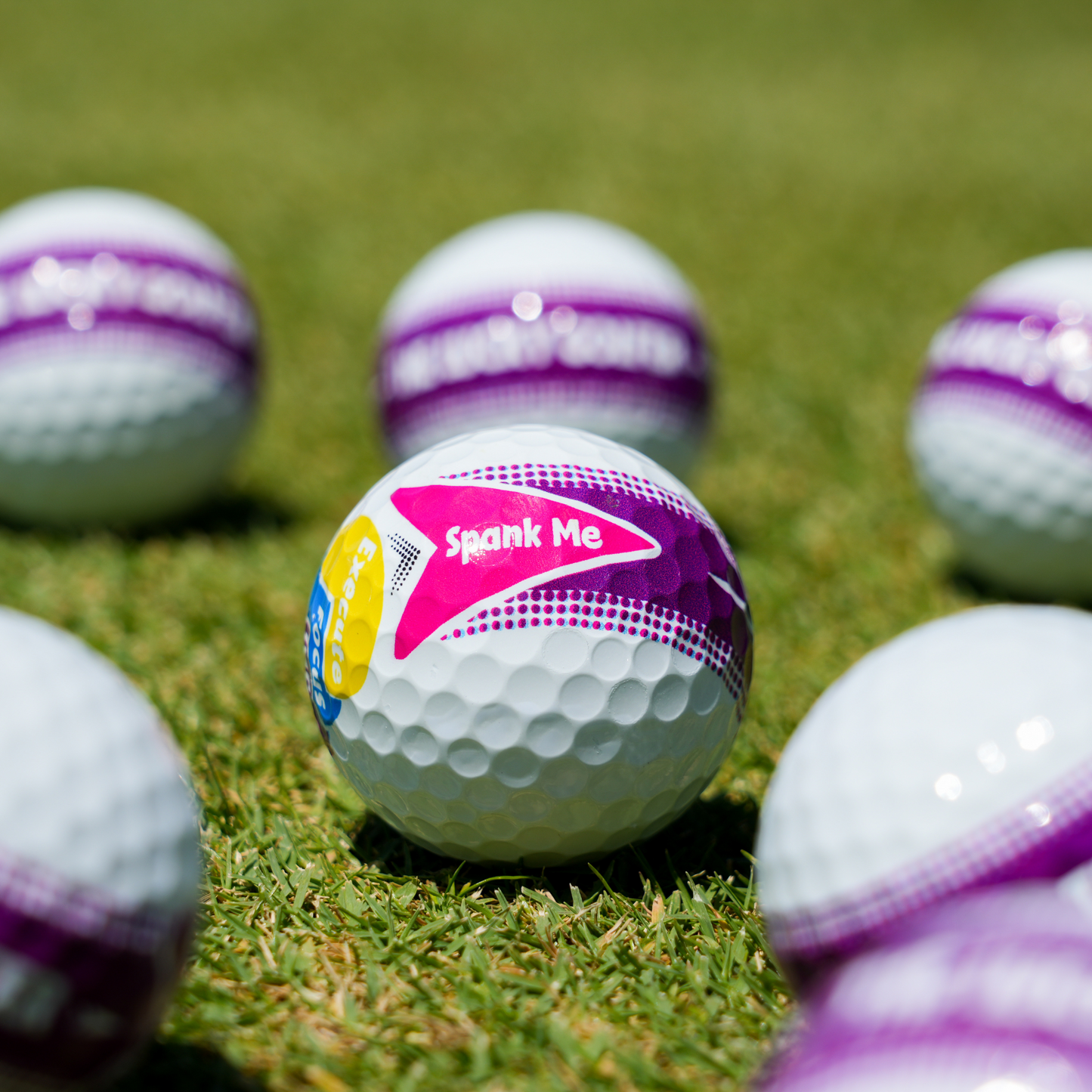Premium 3 layer urethane golf ball with alignment design The Lucky Golfer