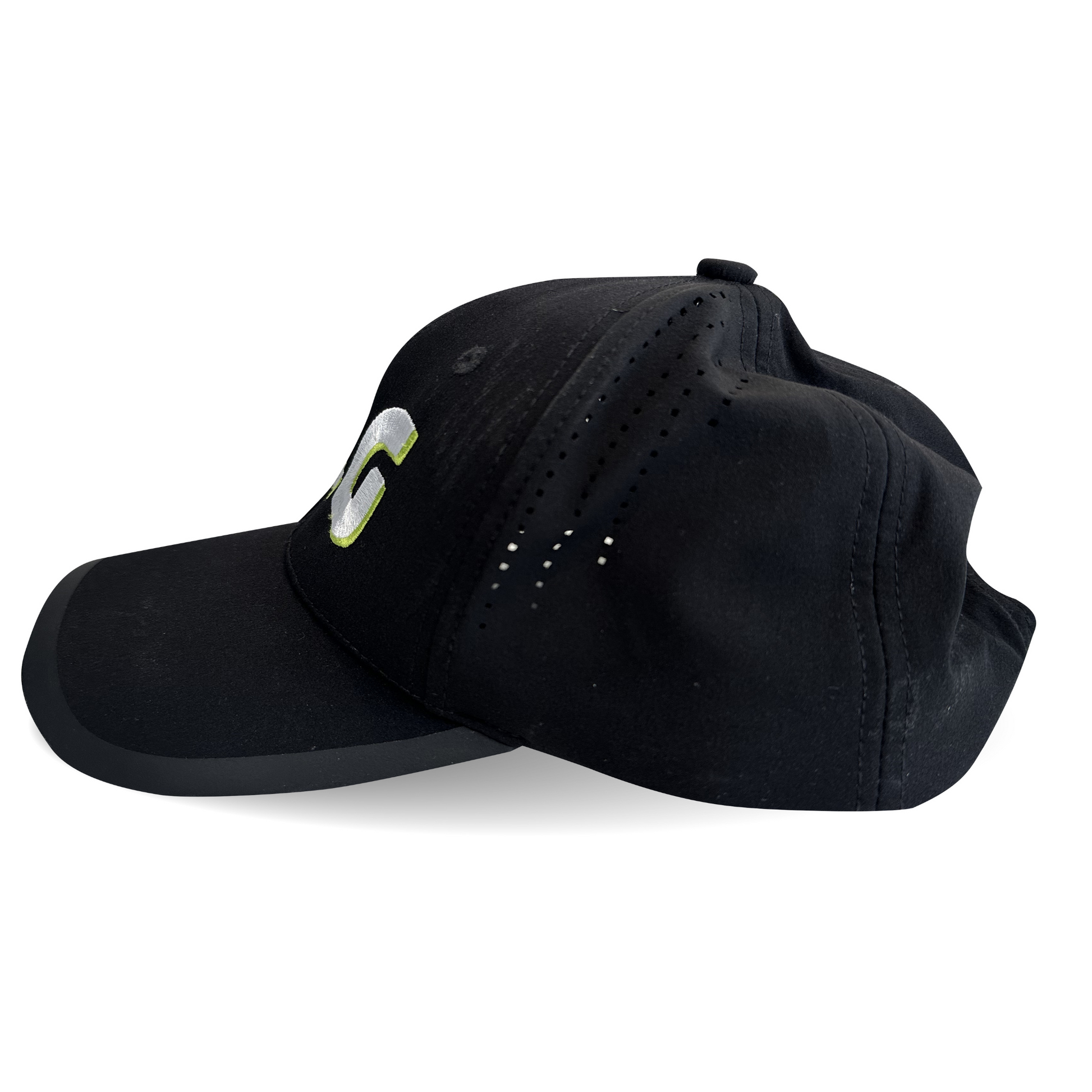 Black golf hat for men and women The Lucky Golfer