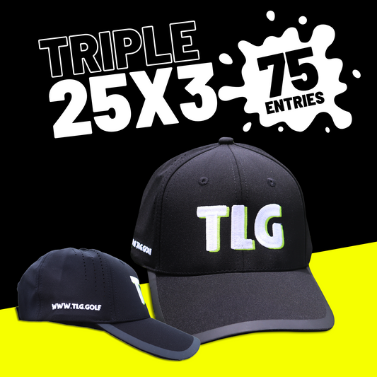 TLG Black Hat - 75 Entries (TRIPLE 25x 3)