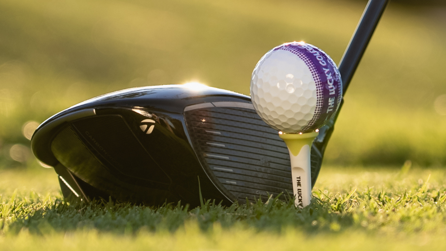 Premium 4 layer urethane golf ball with alignment design The Lucky Golfer