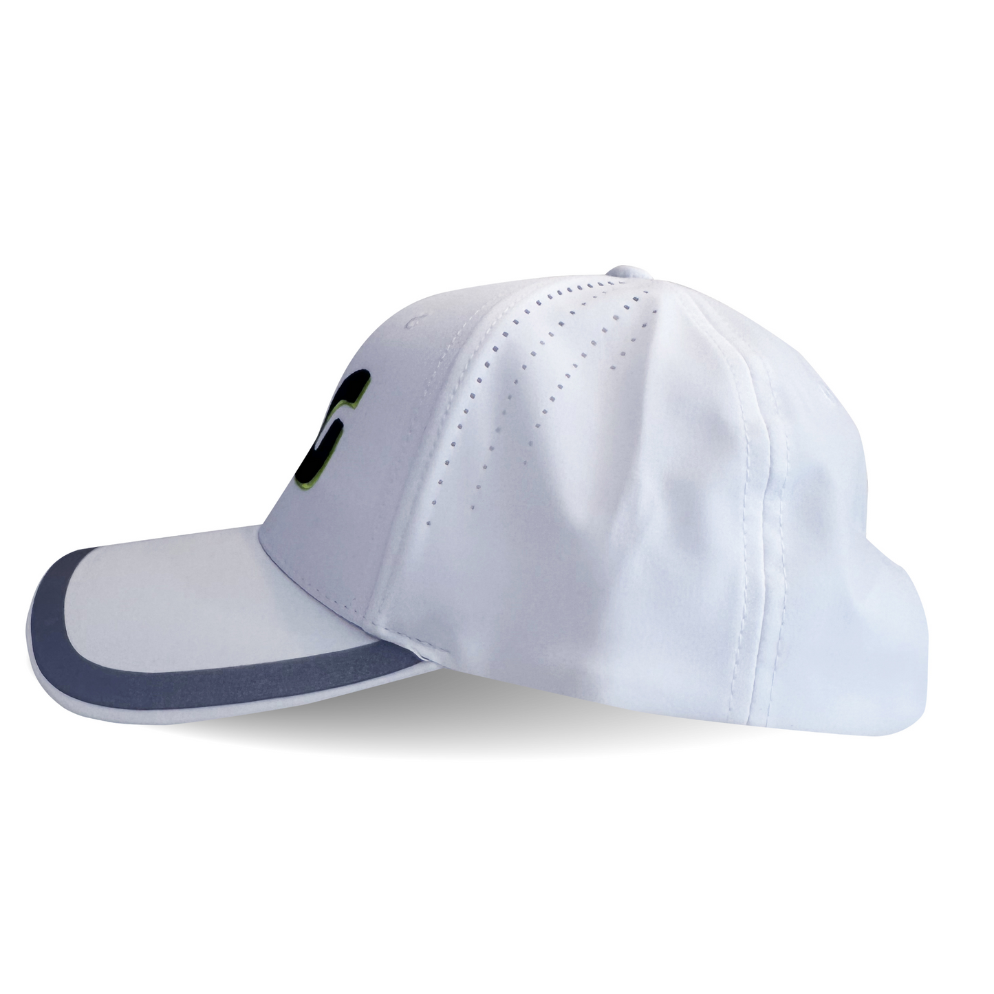 White golf hat for men and women The Lucky Golfer