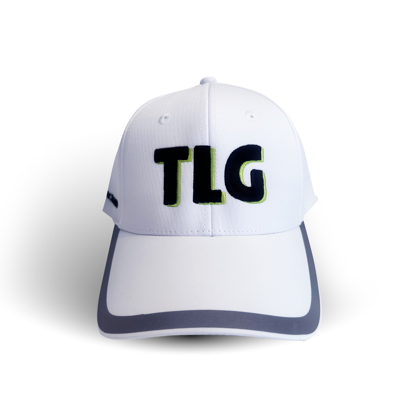 White golf hat for men and women The Lucky Golfer