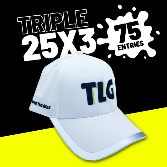 TLG White Hat - 75 Entries (TRIPLE 25x 3)