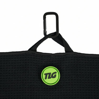 The Lucky Golfer Magnetic Microfiber Waffle Golf Towel