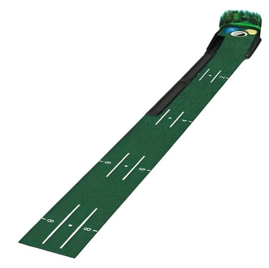 Golf Putting Mat Set with Ball Return System-0