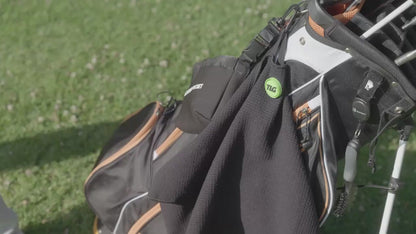 The Lucky Golfer Magnetic Microfiber Waffle Golf Towel